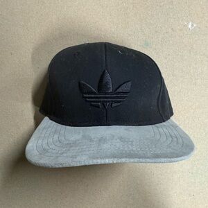 Adidas Black and Gray Cap